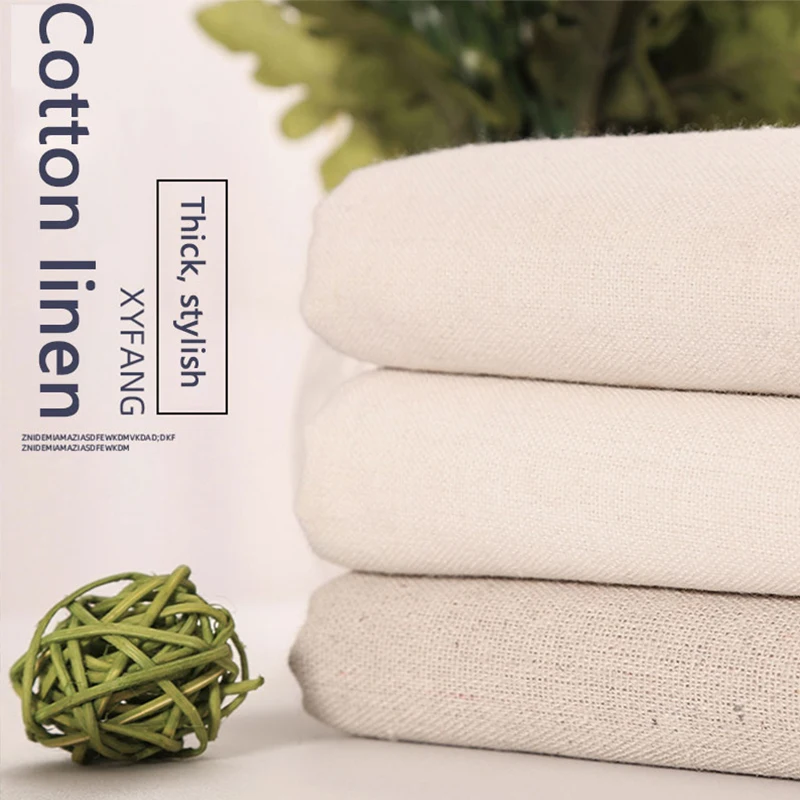 

Cotton Linen Fabric, Coarse Linen Cloth, High Precision, DIY Burlap Dress, Hand Sewing, Sofa Tablecloth