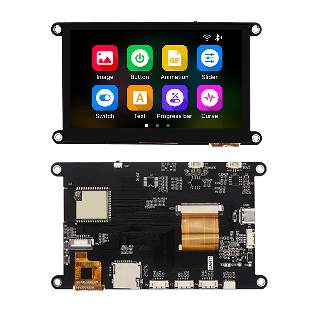รูปสินค้า บอร์ดพัฒนา ESP32-S3 จอสัมผัส 4.3-5 นิ้ว Wi-Fi Bluetooth