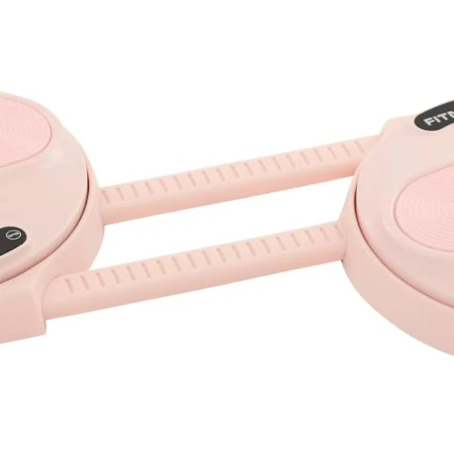 220 lbs Waist Twisting Machine, Ab Twister Board with LCD Counter Display & Resistance Bands, Adjustable Waist Twisting Disc for