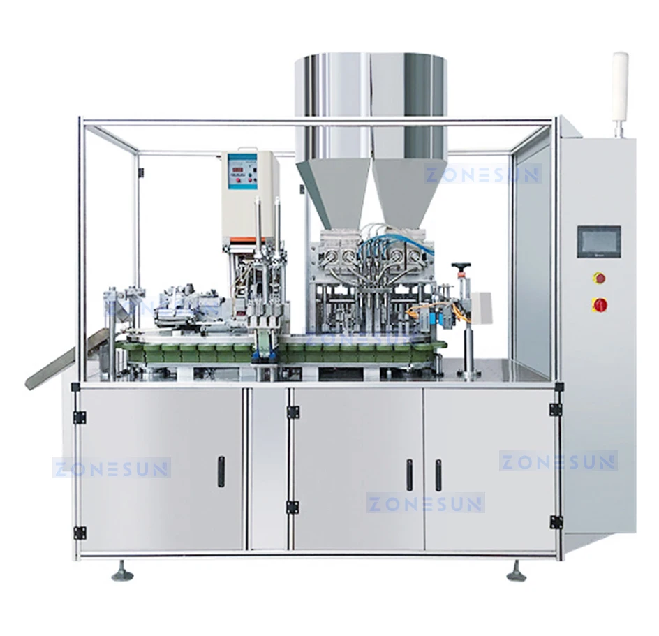 ZONESUN ZS-FS160 Automatic Paste Tube Filling Sealing Machine