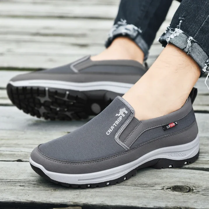 Loafers Men's Sneakers Mesh Breathable Casual Shoes for Men Soft Sole Solid Color Comfortable Water Shoes Denim Man Driving Shoe 5