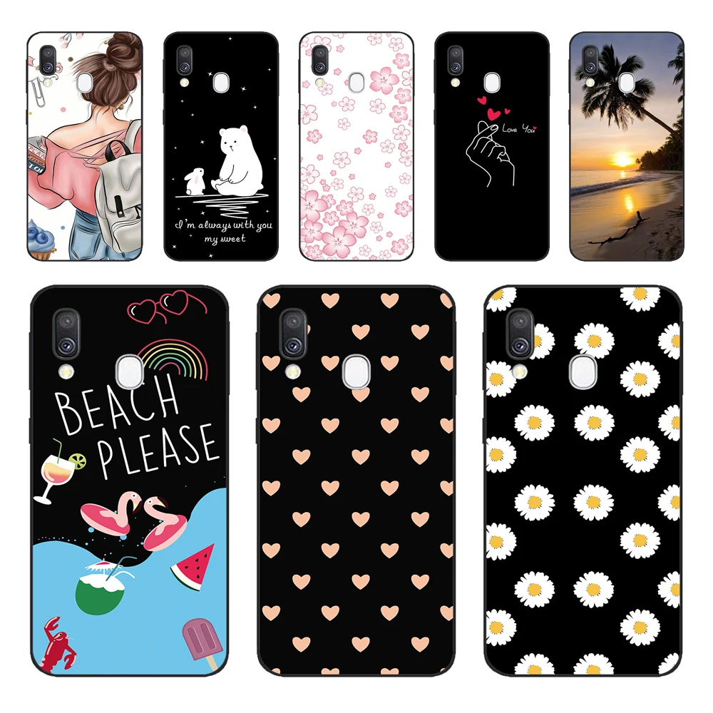 For Samsung Galaxy A40 Case 2019 Silicon Soft Tpu Phone Cover Back Case For Samsung Galaxy A40 A 40 A405 A405F Case Coque Bumper