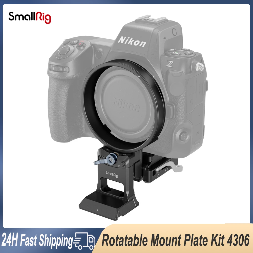 

SmallRig Rotatable Horizontal-to-Vertical Mount Plate Kit for Nikon Z8 Z5 Z6 Z6 II Z7 Z7 II Specific Z Series Cameras 4306