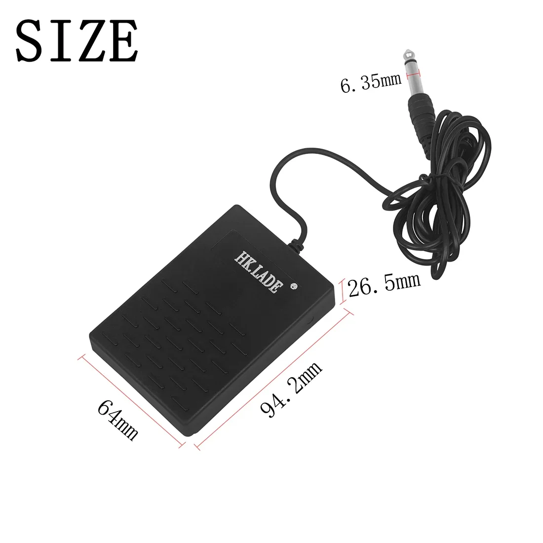 Piano Pedal Electric Delay Effect 6.35MM Connector Electronic Sensitive Response HK-LADE