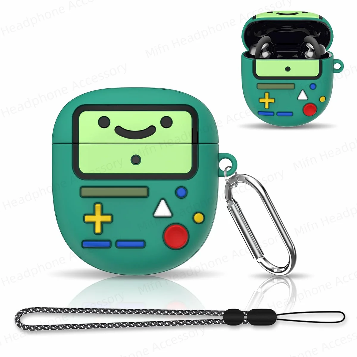 Nuovo Per Bose Quietcomfort Ultra Case 3D Gamepad Custodia Per Auricolari In Silicone Con Cordino/Portachiavi Per Custodie Ultra/Ii Quietcomfort