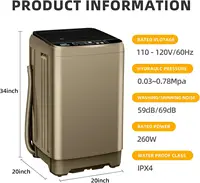 6Full Automatic Washing Machine, Gold 2