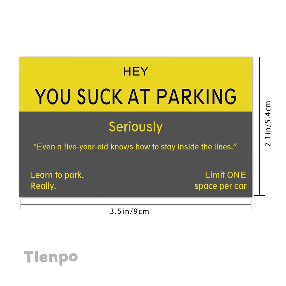Gag Cards 50pcs Parking Violation Cards