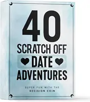 40 Fun and Romantic Scratch Off Date Adventure Ideas for Adult,Perfect for Date Night, Special Couples Gift for Anniversaries 1