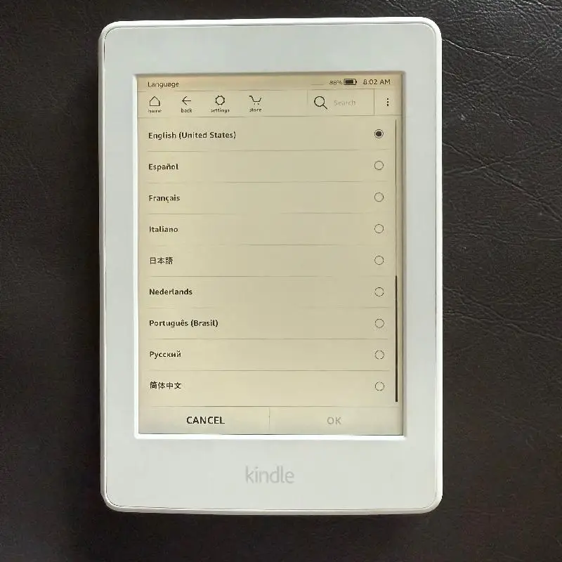 Original Kindle Paperwhite 7th Used Ebook Reader Light 6 Inch 4GB Ebook Book for Kindle Kobo ereader e book e-reader e ink