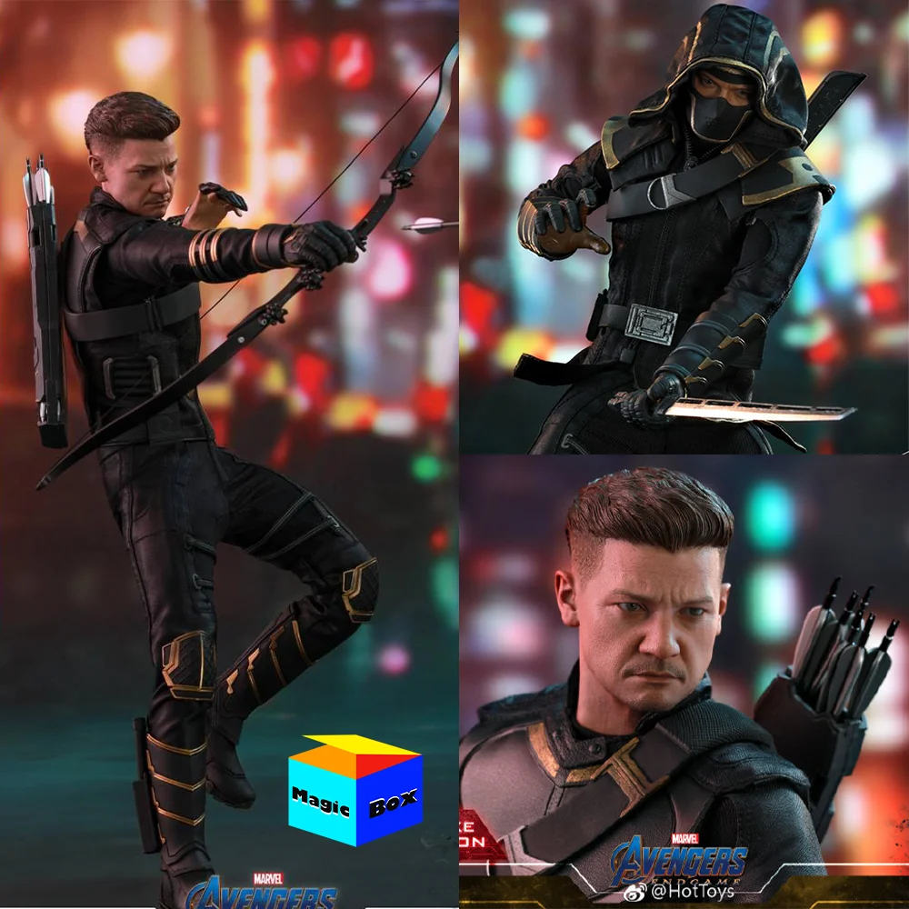 

Hot Toys MMS531 MMS532 1/6 Male Soldier Endgame Hawkeye Clint Barton Hawkeye 4.0 Jeremy Renner Full Set 12In Action Figure Body