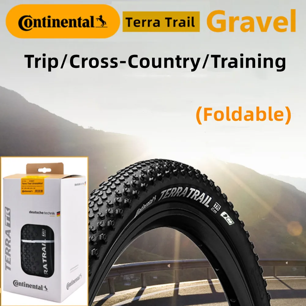 

Continental Terra Trail Folding Tyre 700x35/40/45C Road Gravel Bike Tire Foldable Protection Clincher Tyre Tubeless Ready Tire