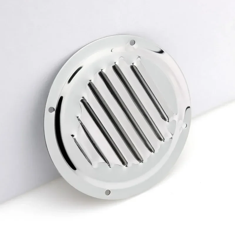 Air Louver Vent Stainless Steel 316 Boat Marine Round Square Grille Ventilation Louvered Ventilator Grill Cover Side Knob Open