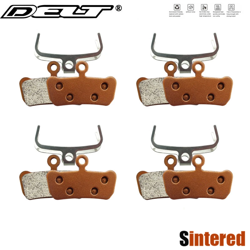 

4 Pair Bicycle Disc Brake Pads For SRAM G2 Guide Ultimate RSC RS R Avid X0 E7/E9/XO Elixir Trail 4 Pistions MTB BIKE Sintered