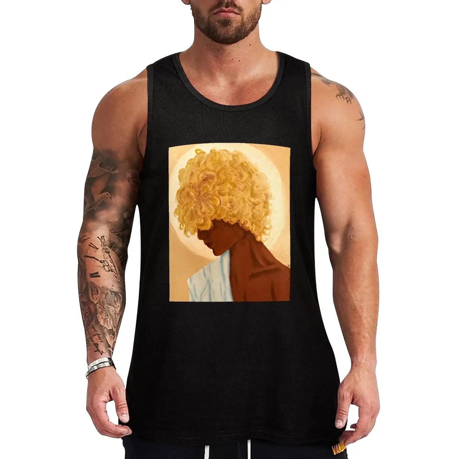 

New Phoebus Apollo Tank Top anime gym cool things Men's cotton t-shirt