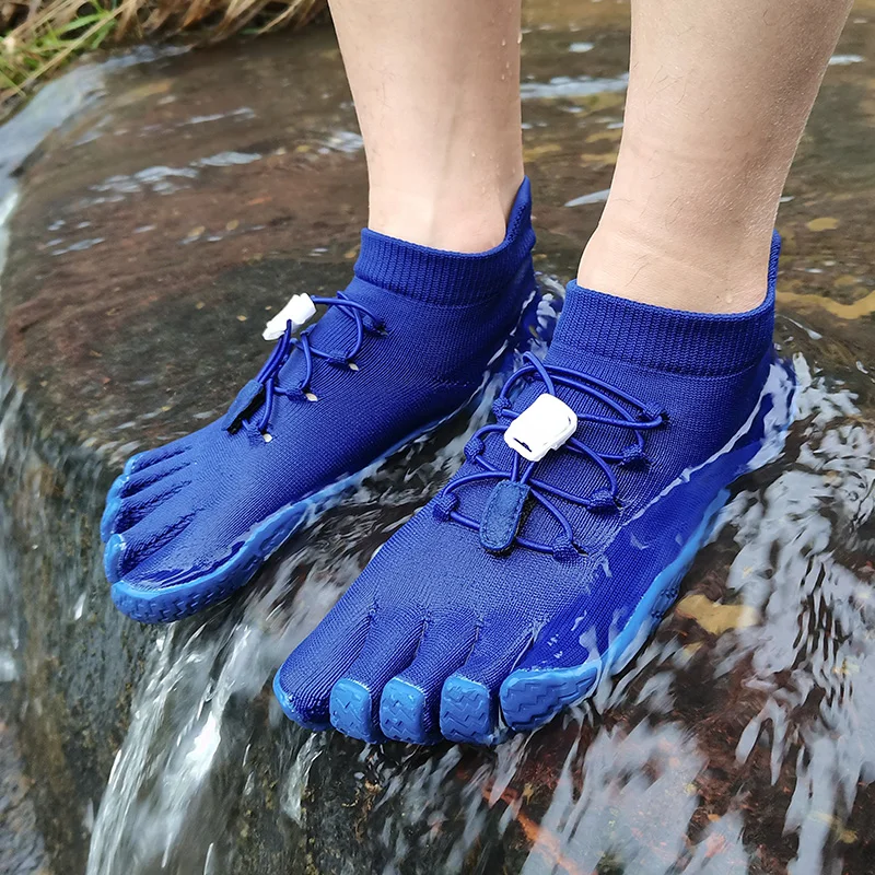 Unisex Split Toe Men FiveFingers Casual Sneakers Climbing Drainage Mesh Women Canyoning Quick Drying Water Shoes_vogvips.com