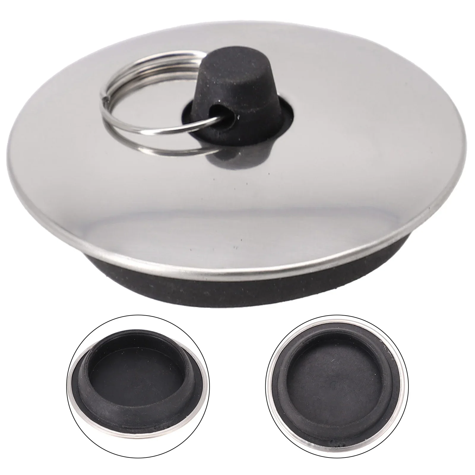 Drain Stopper Basin Drain Stopper Bathroom Sink Plug Silicone Drain Stopper Washbasin Drain Plug Bathroom Sink Stopper Drain Pipe Plug 1PC 40mm Rubber Sink Plug Drain Stopper Kitchen Sinks Garbage Disposals Drains Bathtubs Laundry Sinks Leakage-proof Plug