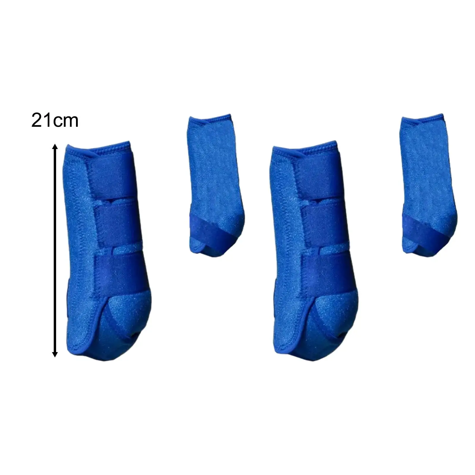 4Pcs Horse Boots Leg Protective Support Shockproof Neoprene Portable Leg Wraps Gear for Jumping Riding Equestrian Accessories