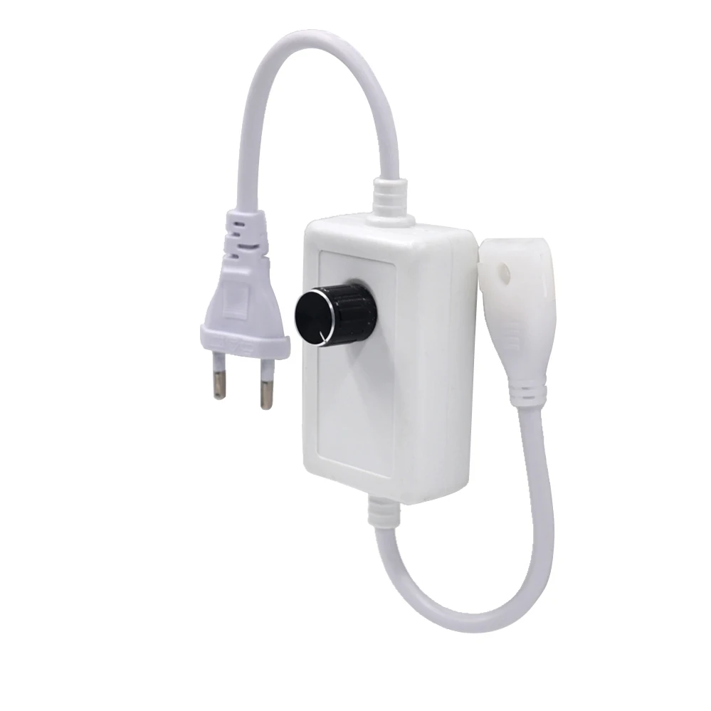 AC Power Plug Supply With Dimmer Switch 110v 220v Power Wire / Cord EU US UK AU Plug For COB LED Strip Light 288  360 LEDs Cable