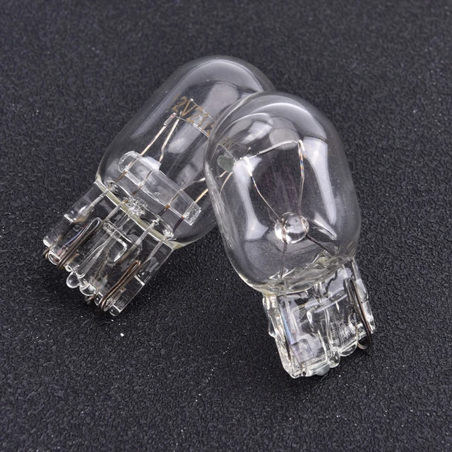 Bombilla de coche de filamento único, luz blanca T10 W5W 501 194, lámpara  de señal de cristal transparente, 12V, 5W, w2.1 x 9.5d, 10 Uds. - AliExpress