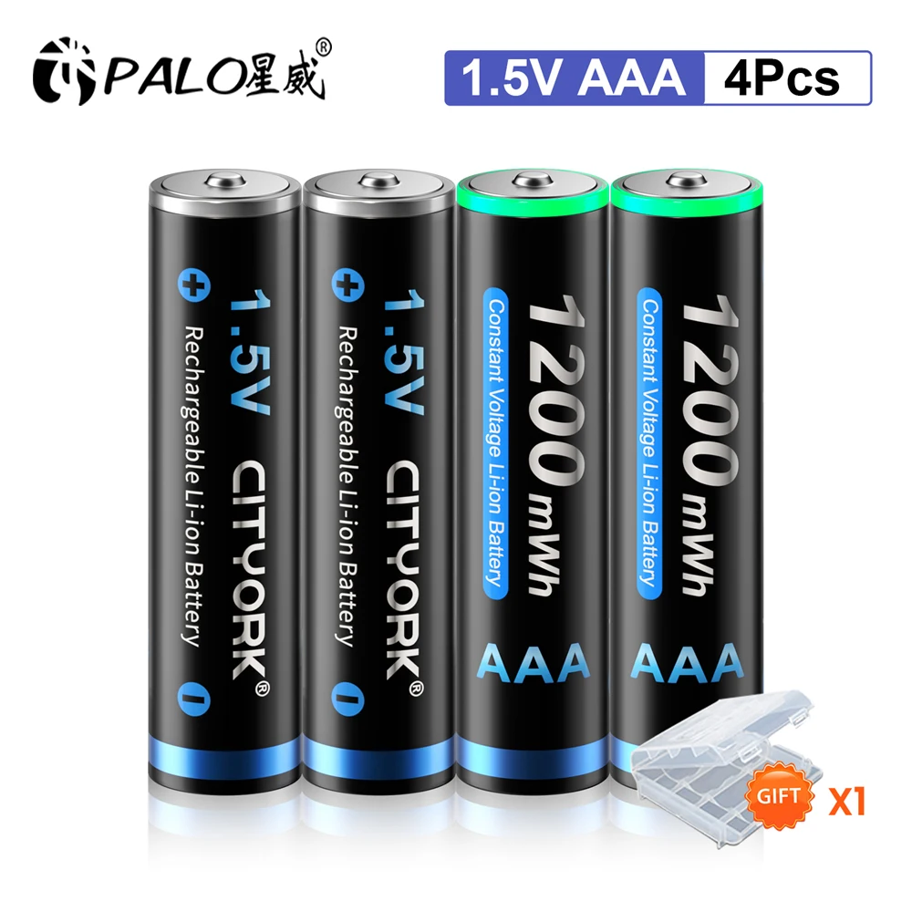 1.5V AAA Lithium Rechargeable Battery 1200mWh AAA 1.5V Li-ion li ion  Battery For Remote control ,Wireless mouse aaa batteries