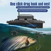 16 GPS Auto Return RC Fishing Boat 600M Lighting Fixed Speed Cruise Unhooking Waterproof Electric Remote Control RC Bait Boat 6
