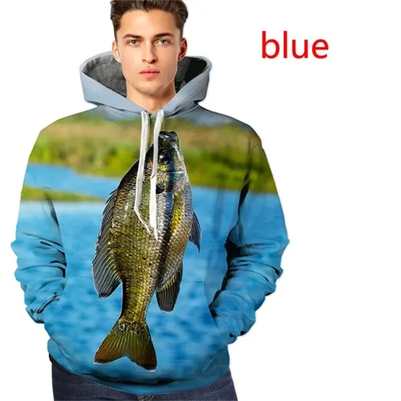 

Fashion 3D Walleye Fishing Printed Hoodies Carp Catfish Graphic Hooded Sweatshirts Kids Fashion Cool Streetwear Pullovers Hoodie