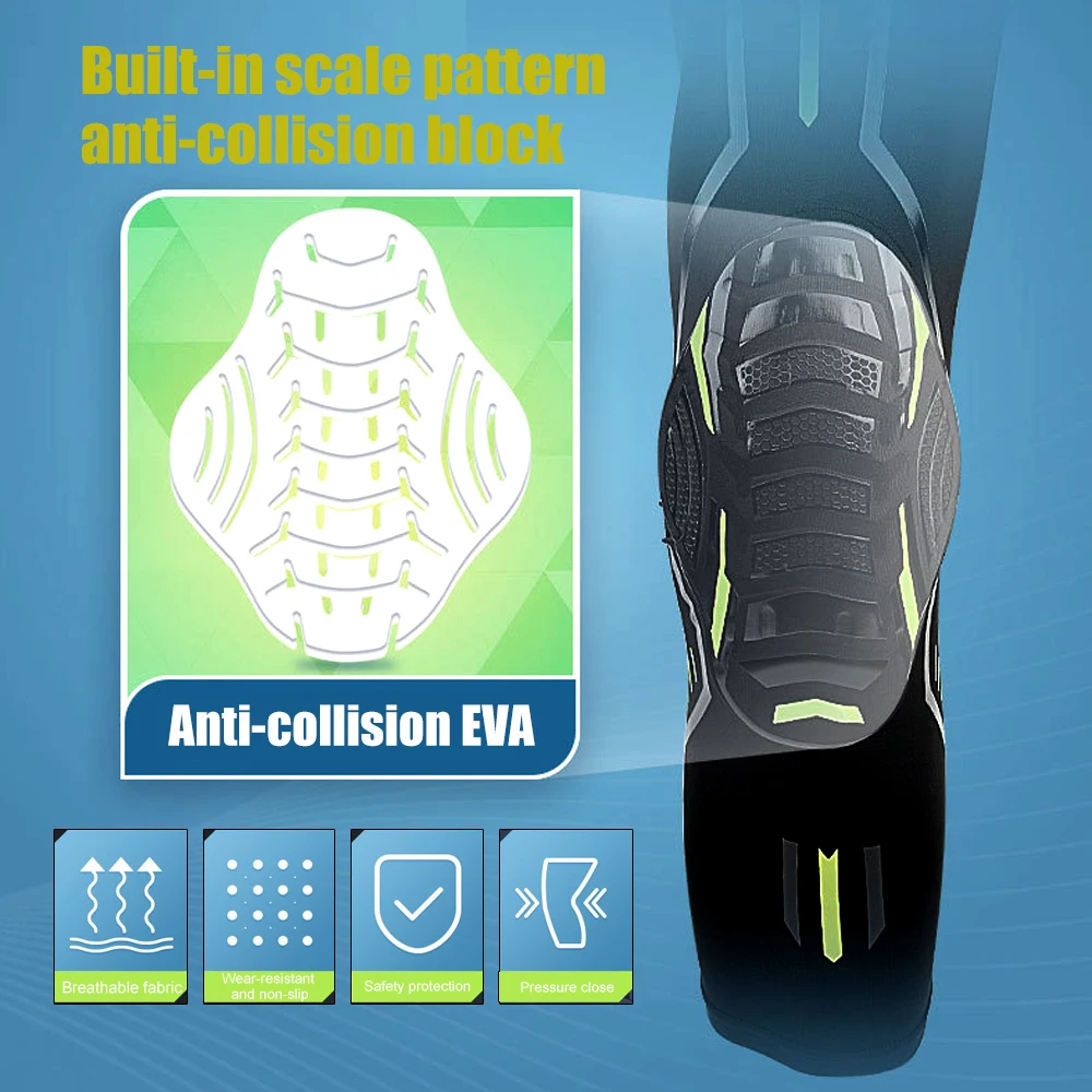 1Pair Adult Knee Pad Bike Cycling Protection Elbow Basketball Sports Knee Pads Leg Covers Anti-collision Protector knee pad