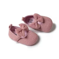 Cute Bow Girl Baby Shoes Spring Autumn Girl First Time Toddler Shoes Soft Sole Non-Slip Girl Princess Shoes 0-18 Months 2