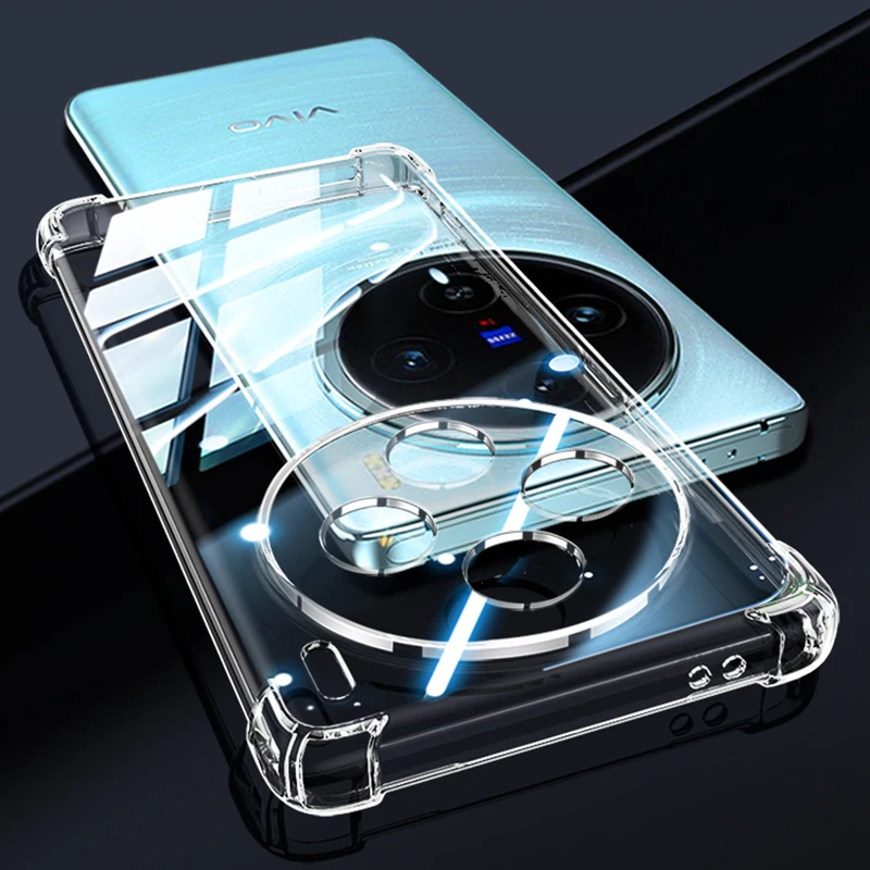 Soft Silicone Transparent Airbag Phone Case - Original Back Cover