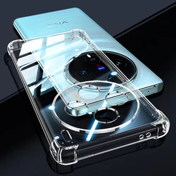 Soft Silicone Transparent Airbag Phone Case - Original Back Cover - Vivo X100s (Clear)