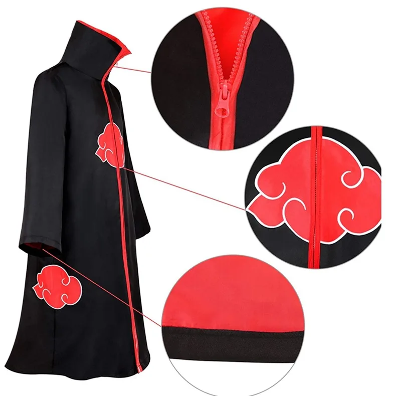 Anime Naruto Akatsuki Uchiha Itachi Robe Cosplay Costume - China Cosplay  Costume price