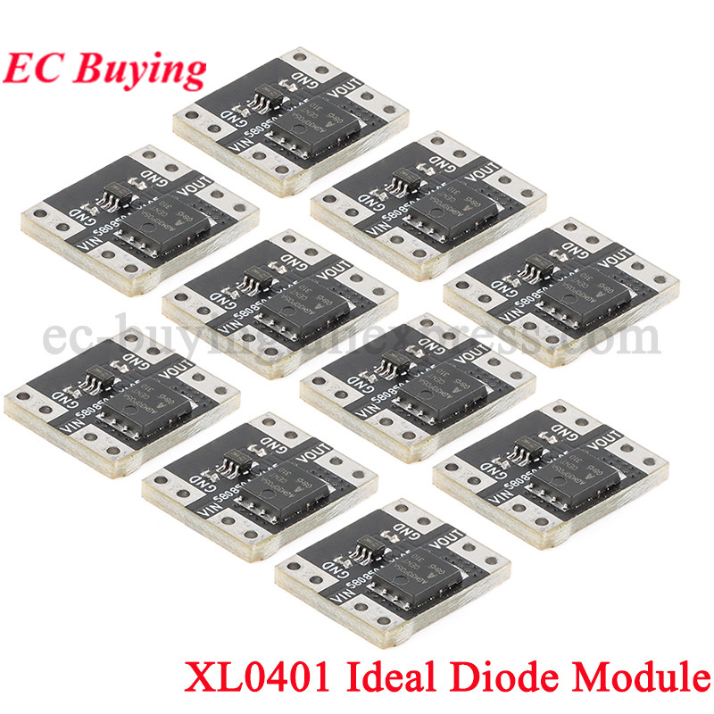 10pcs/1pc XL0401 Ideal Diode Module Simulation Simulate Ideal Diode Rectifier 3V-26V 5.5mÎ© Low Internal Resistance MOS Board