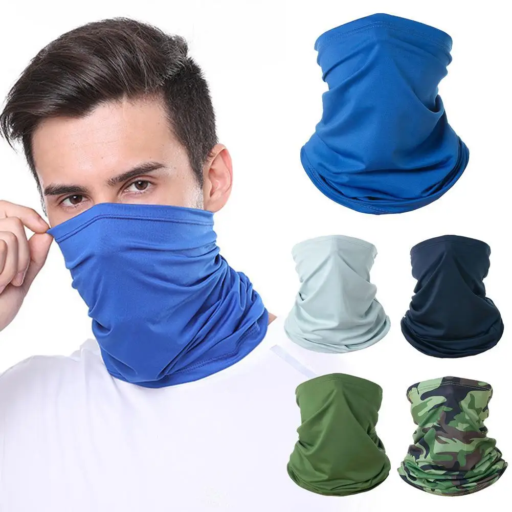 Slunečník hlava obličej krk límec gaiter trubice bandana šála sportovní headwear šály prachotěsná outdoorové rybaření nákrčník muži ženy