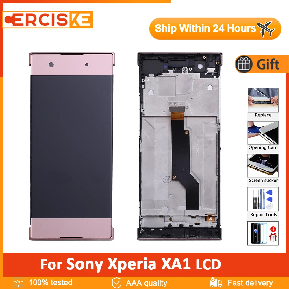 5 0 &quotОригинальный дисплей для SONY Xperia XA1 LCD G3112 G3116 G3121 сенсорный экран с рамкой