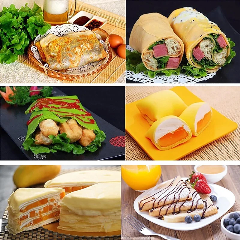 French Crepe Spreader Pancake Like Batter Spreading Tools Stainless Steel Pancake Like Batter Bake Kitchen Tool