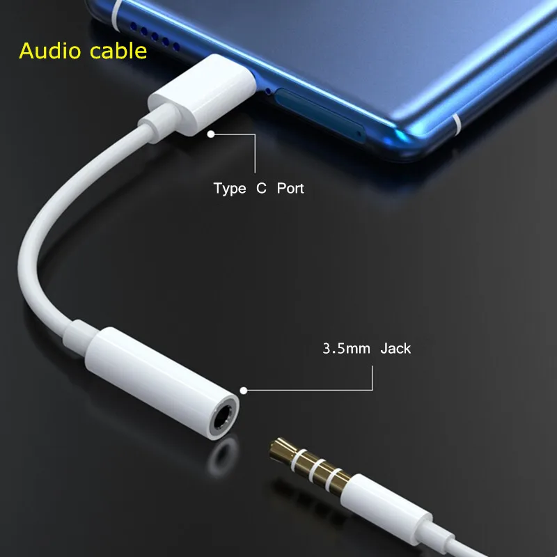 Pro Plus Realme X3 Type C Earphones Realme Type C Audio Cable Jack