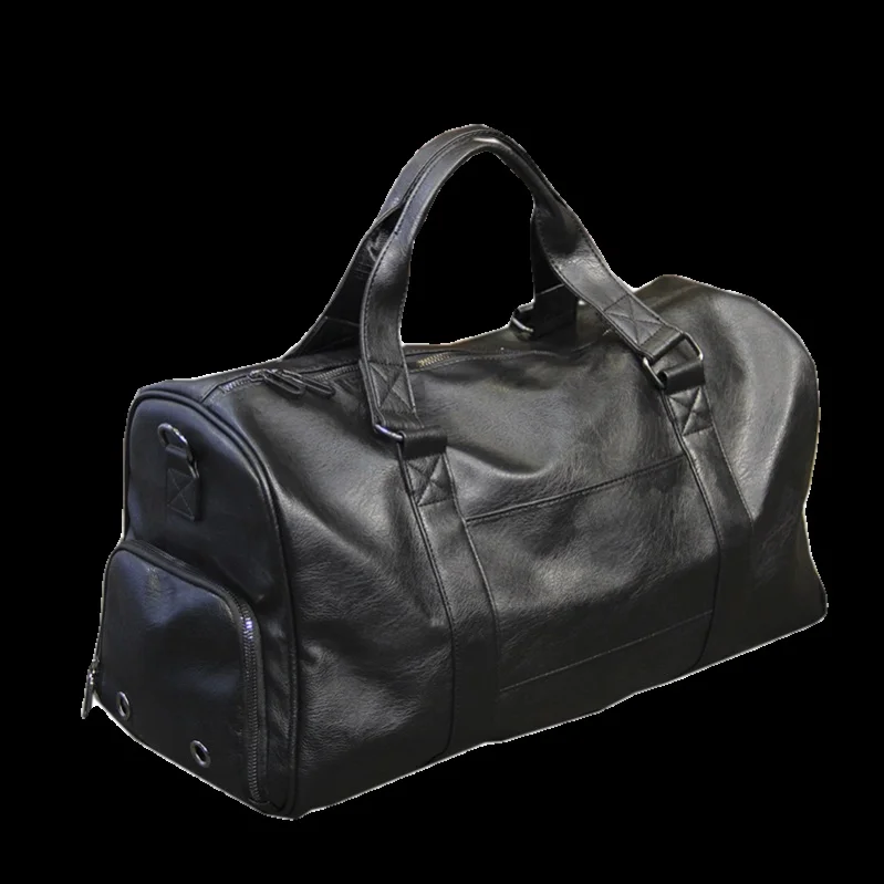 Men's Business Travel Bag Large Capacity Separate Wet And Dry Handbag with Shoe Shoulder Crossbody Bag for Fitness And Outings - 5