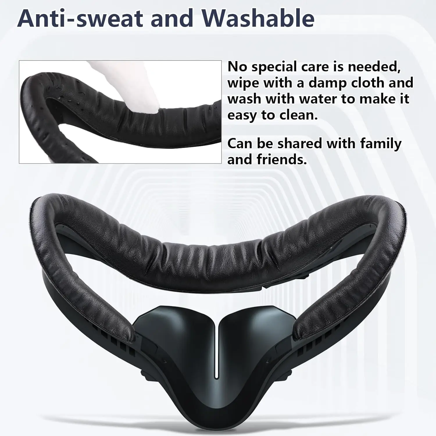 7-in-1 Set VR Face Pad Oculus Quest 2 Fitness Facial Interface Bracket Anti-fogging Air-Circulation Sweatproof Face Cover vr face pad facial interface cushion pad