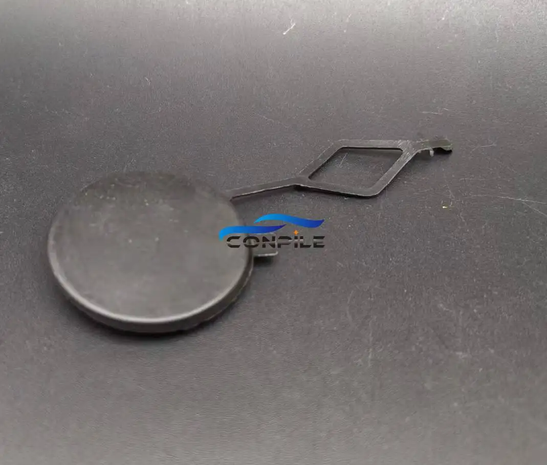 Cache De Traction Pour Barre Avant Peugeot 307, 307CC, 307SW, 307CROSS - ABS Noir, Référence 7414NR - 12
