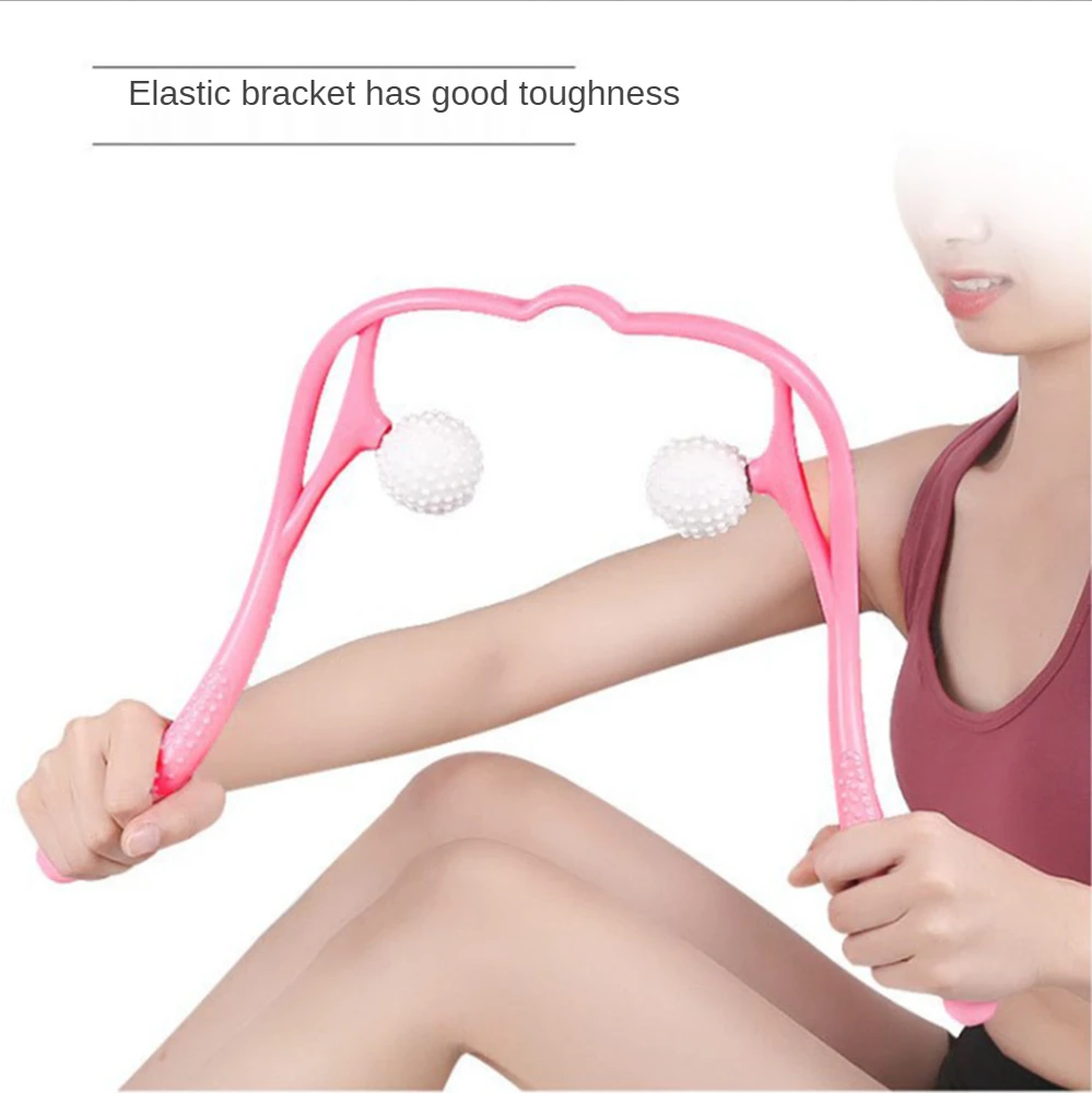 Neck Massager Roller,Handheld Massager with 6 Balls Massage Point, Neck  Pain Relief Massager for Dee…See more Neck Massager Roller,Handheld  Massager