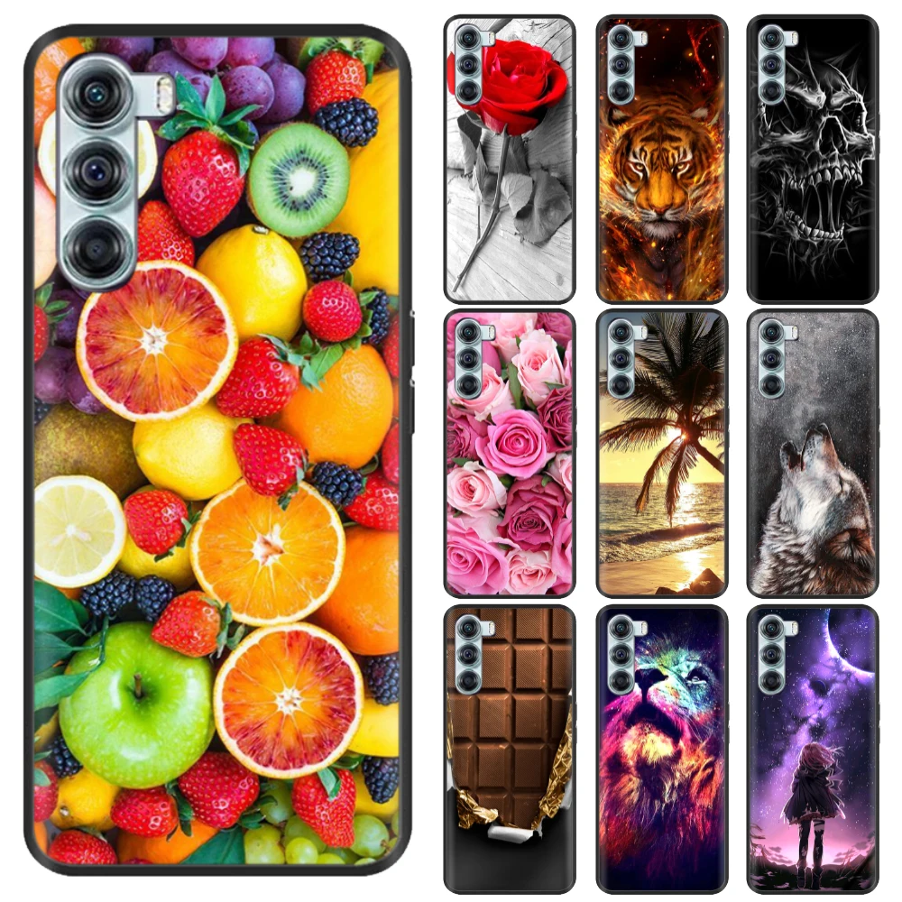 Per Moto G200 5G Custodia G200 Cover Per Telefono Silicone Soft Tpu Back Funda Per Motorola Moto G200 5G Motog200 G 200 Black Fashion Coque