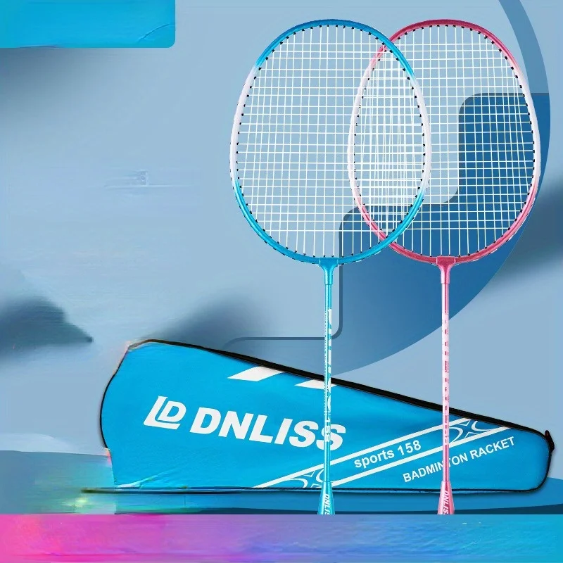 Badminton Racket Iron alloy durable Adult Badminton Racket Suit Sporting Goods