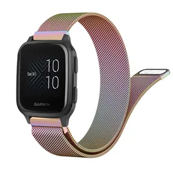 Sleek Metal Wristband - Premium 20/22mm Interchangeable Strap - vivomove Sport (Colorful)
