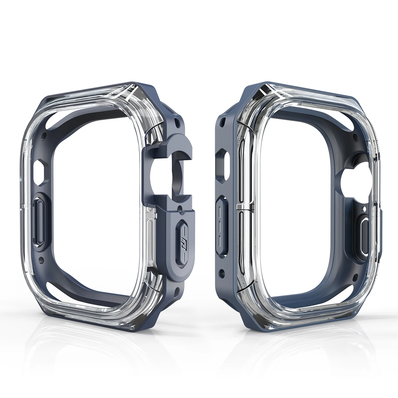  ġ TPU + PC ̽, Ʈ 49mm Ǹ Ŀ,  ȣ , iWatch ø 8, SE, 7, 6, 44mm, 40mm, 45, 41mm ̽