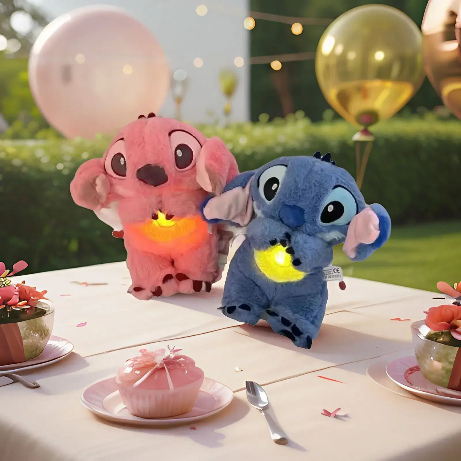 Labubu Plush Doll with Light and Music