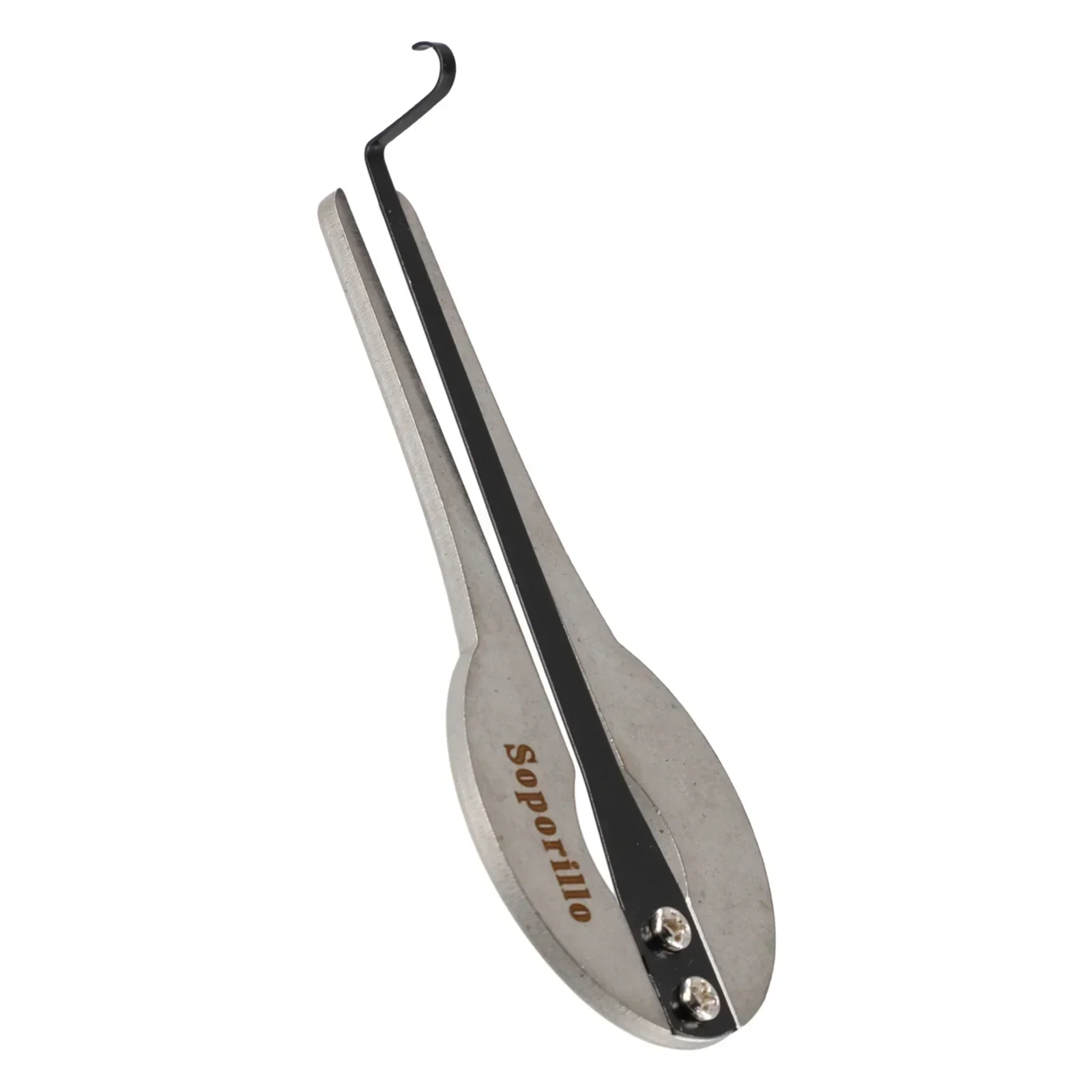 Russian Ethnic Portable Jaw Harp Stainless Jews Harp for Music Education Compact Size Chrome Color Create Captivating Melodies