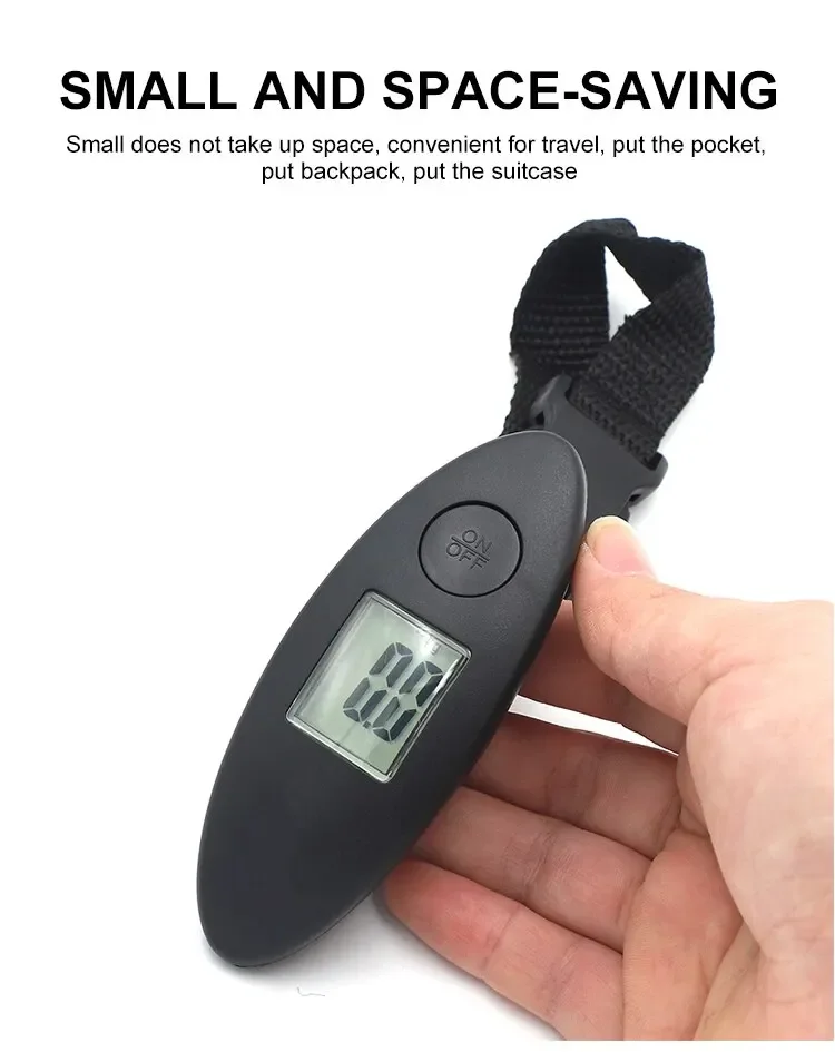 Portable Electronic Luggage Scale Digital Weight Scale 1Pc for Travel Suitcases