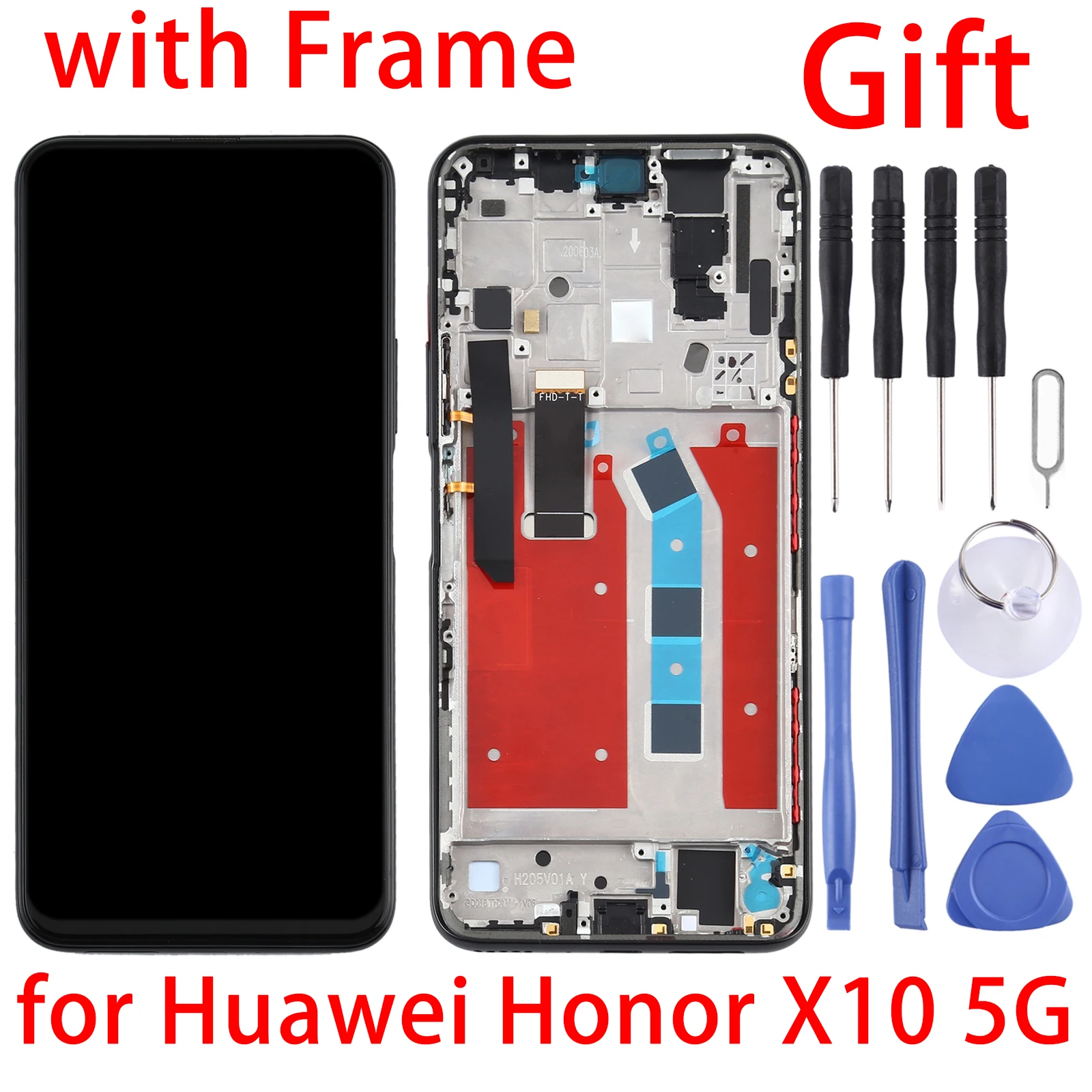 

OEM LCD Screen for Huawei Honor X10 5G Digitizer Full Assembly with Frame