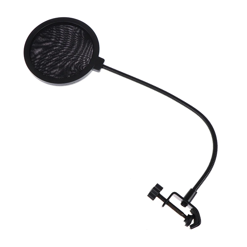 1 pz microfono Pop Filte filtro audio da studio a doppio strato per accessori di registrazione broadcast - immagine 4