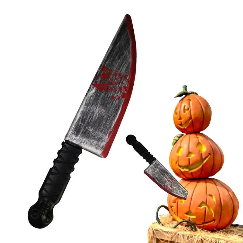 

Kids Prank Props Knife Funny Kids Favor Cosplay Toy Multifunctional Realistic Looking Fake Cutter Halloween WeaponParty Supplies